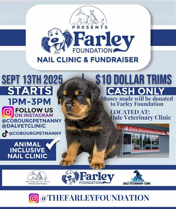 September 13th - Nail Clinic & Fundraiser